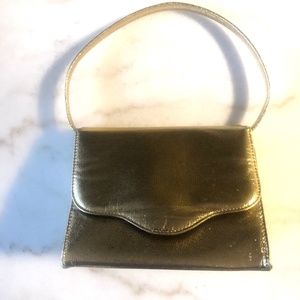 Vintage mini gold purse